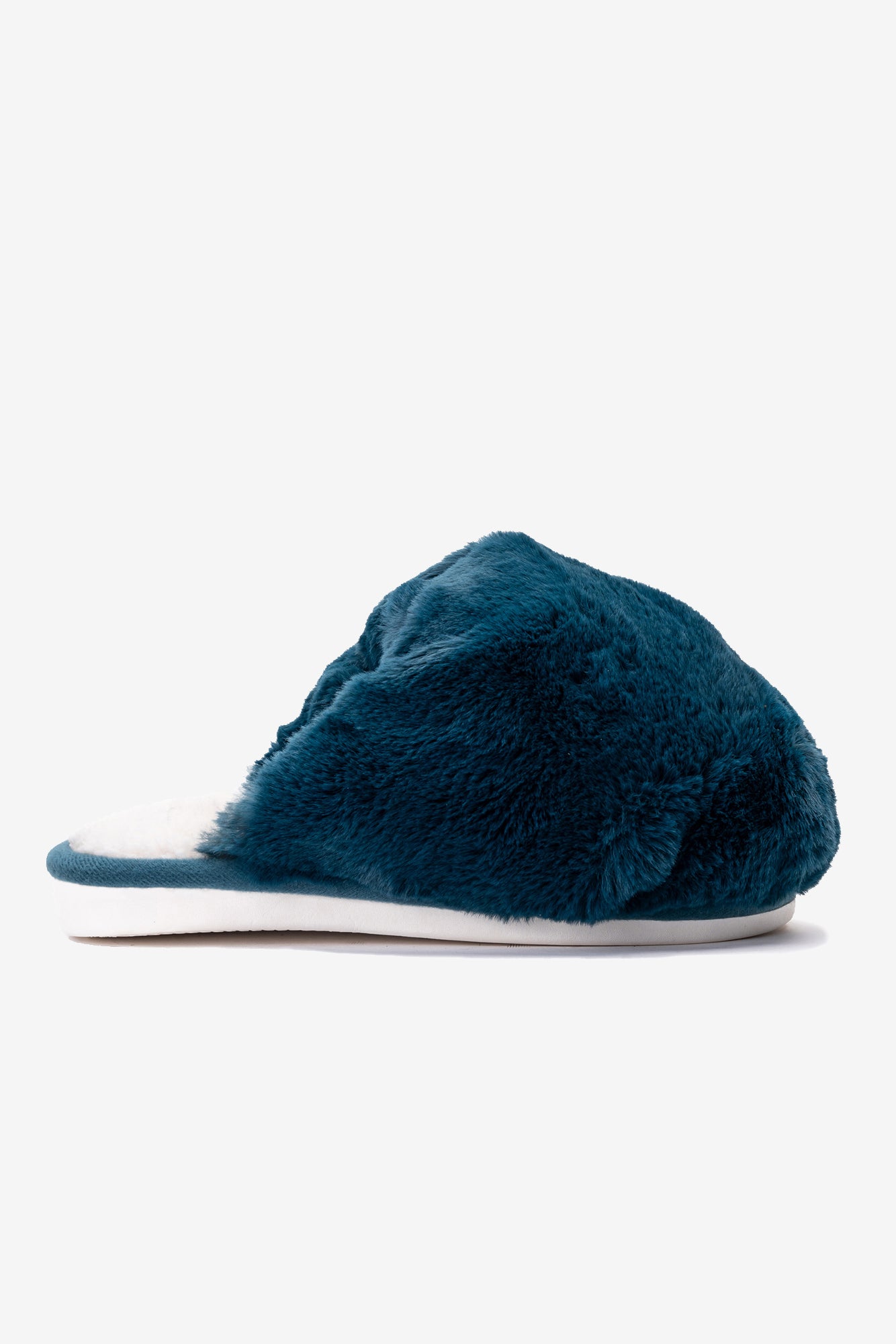 Pantuflas Mujer Azul Petróleo Ángel Carbin carbin